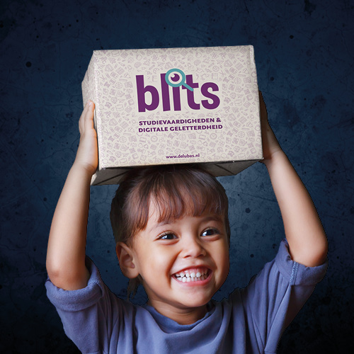 Zichtzending van de studievaardigheden methode Blits